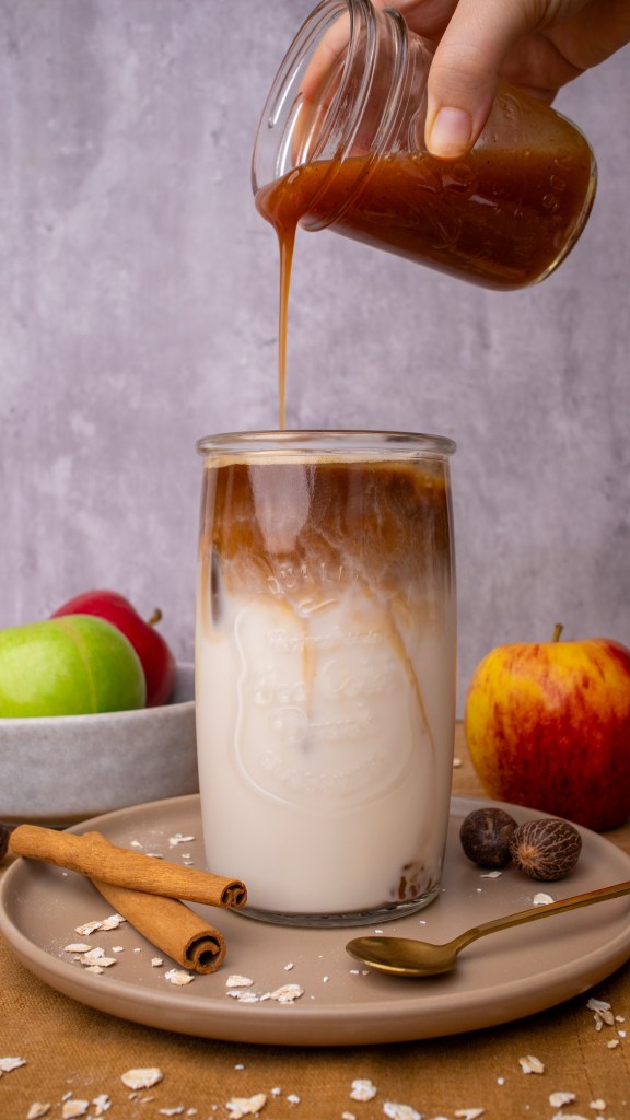 Easy Apple Crisp Oatmilk Macchiato Recipe: Perfect for Fall