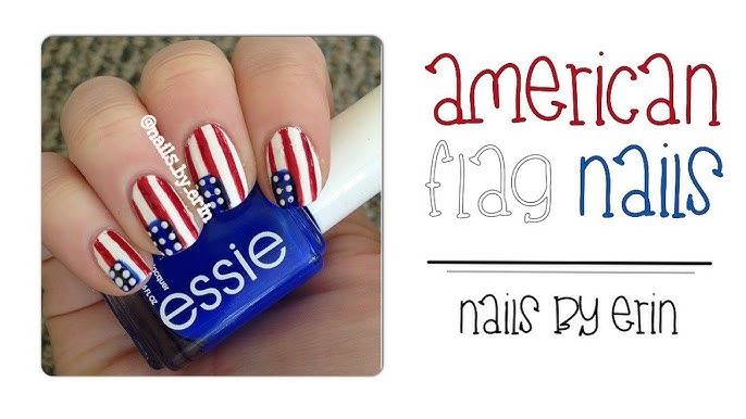 Master the 3 Alternating Color American Flag Nails: Easy DIY Tutorial