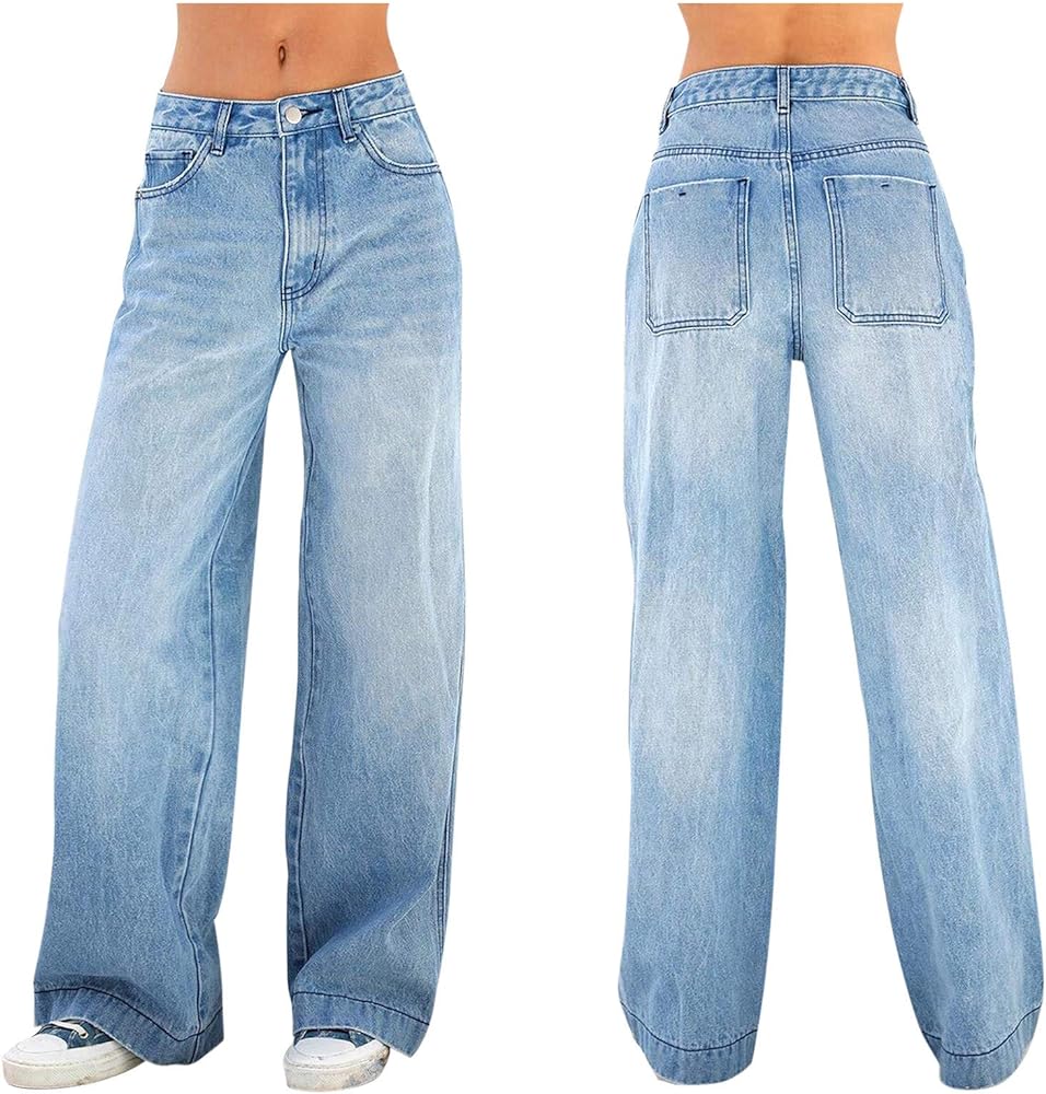 Explore Stylish Low Rise Wide Leg Jeans for Women – Fashionable & Comfortable