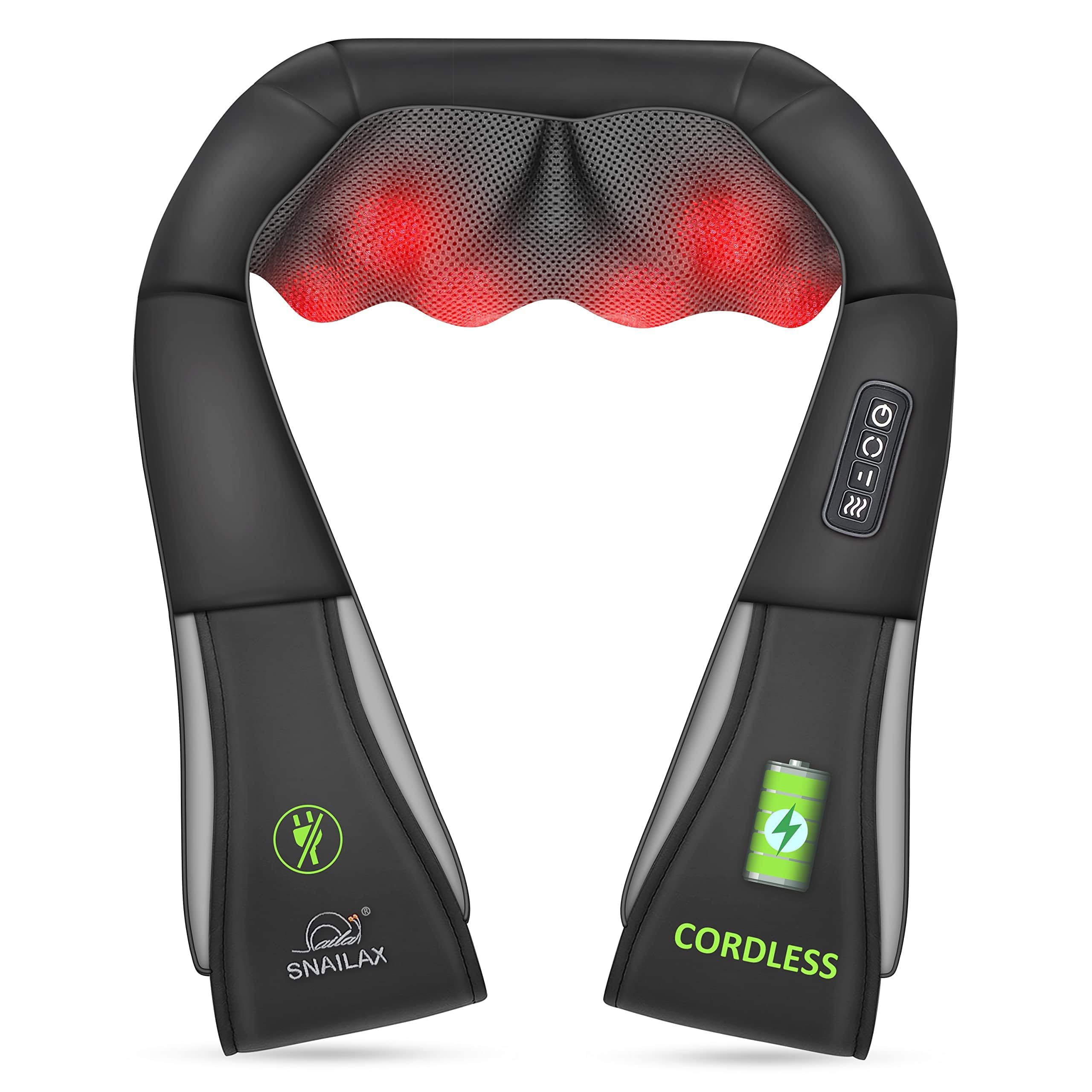 cordless neck massager with heat