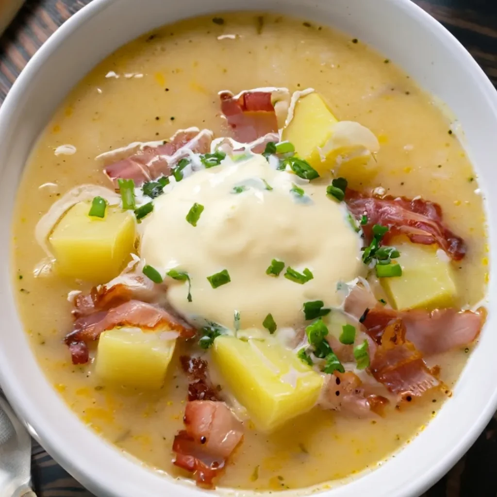 Paula Deens Creamy Ham & Potato Soup: A Hearty Recipe