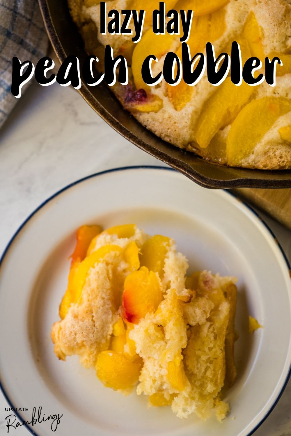 How to Make Lazy Day Peach Cobbler: A Simple Dessert for Busy Days