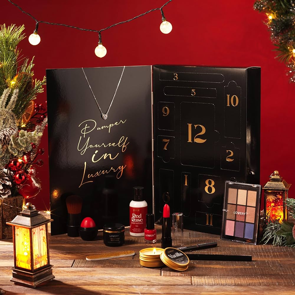 Get Ready for Christmas with a 12 Days of Beauty Advent Calendar Full of Makeup Essentials