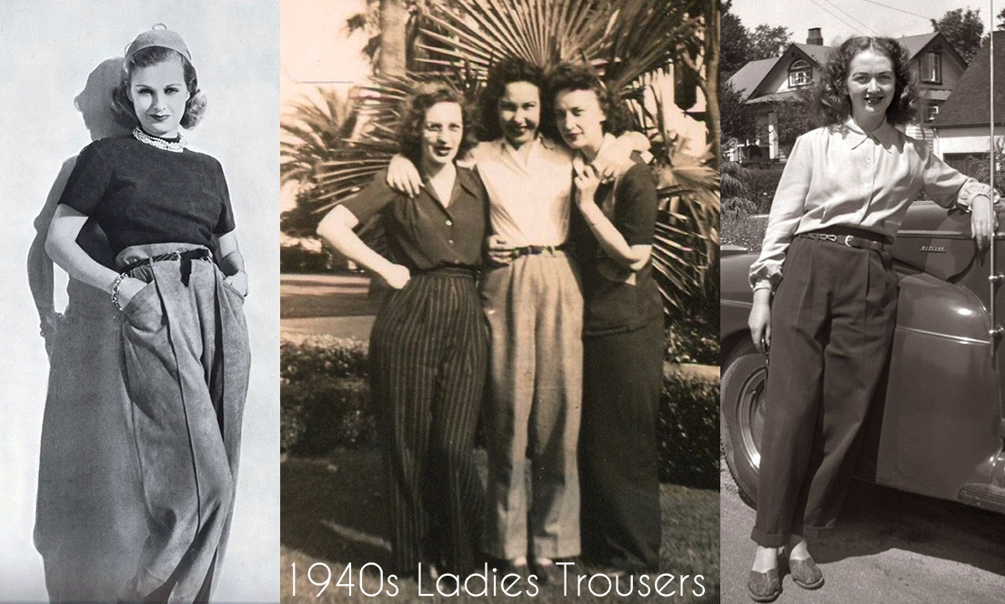 Shop Trendy and Affordable Womens Trousers 1940s