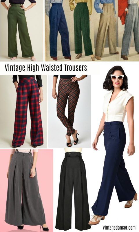 40s Style Trousers: How to Wear Them Like a Fashion Icon