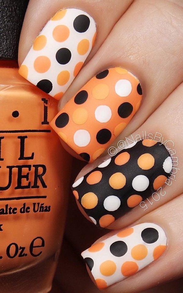 Best Halloween Polka Dot Nails: Ideas and Inspiration