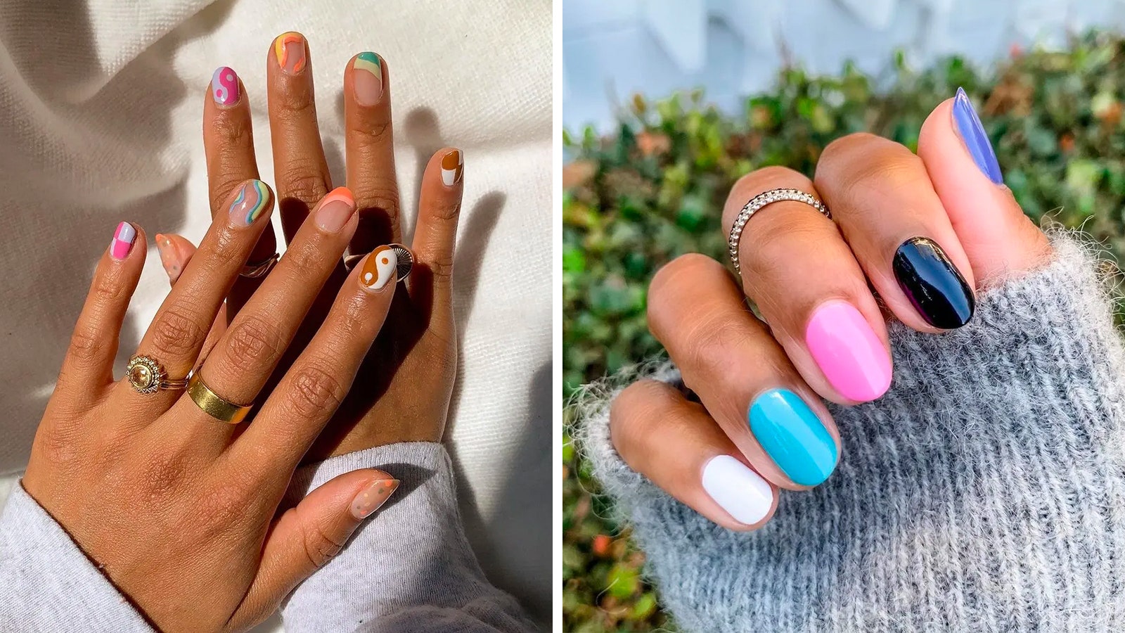 Chic Ways to Get Your Ring Finger Painted Different Color