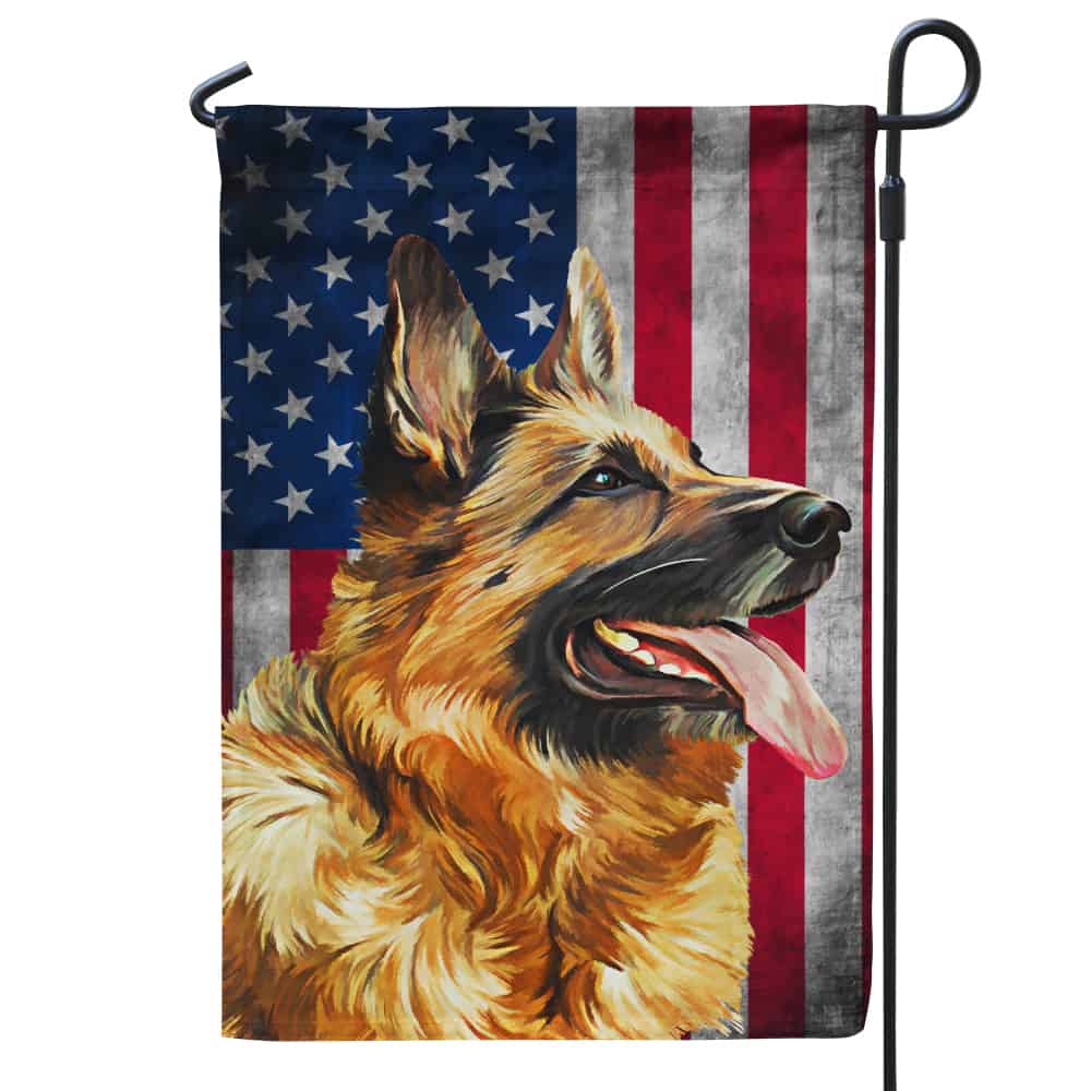 American Flag German Shepherd: Show Your Patriotism