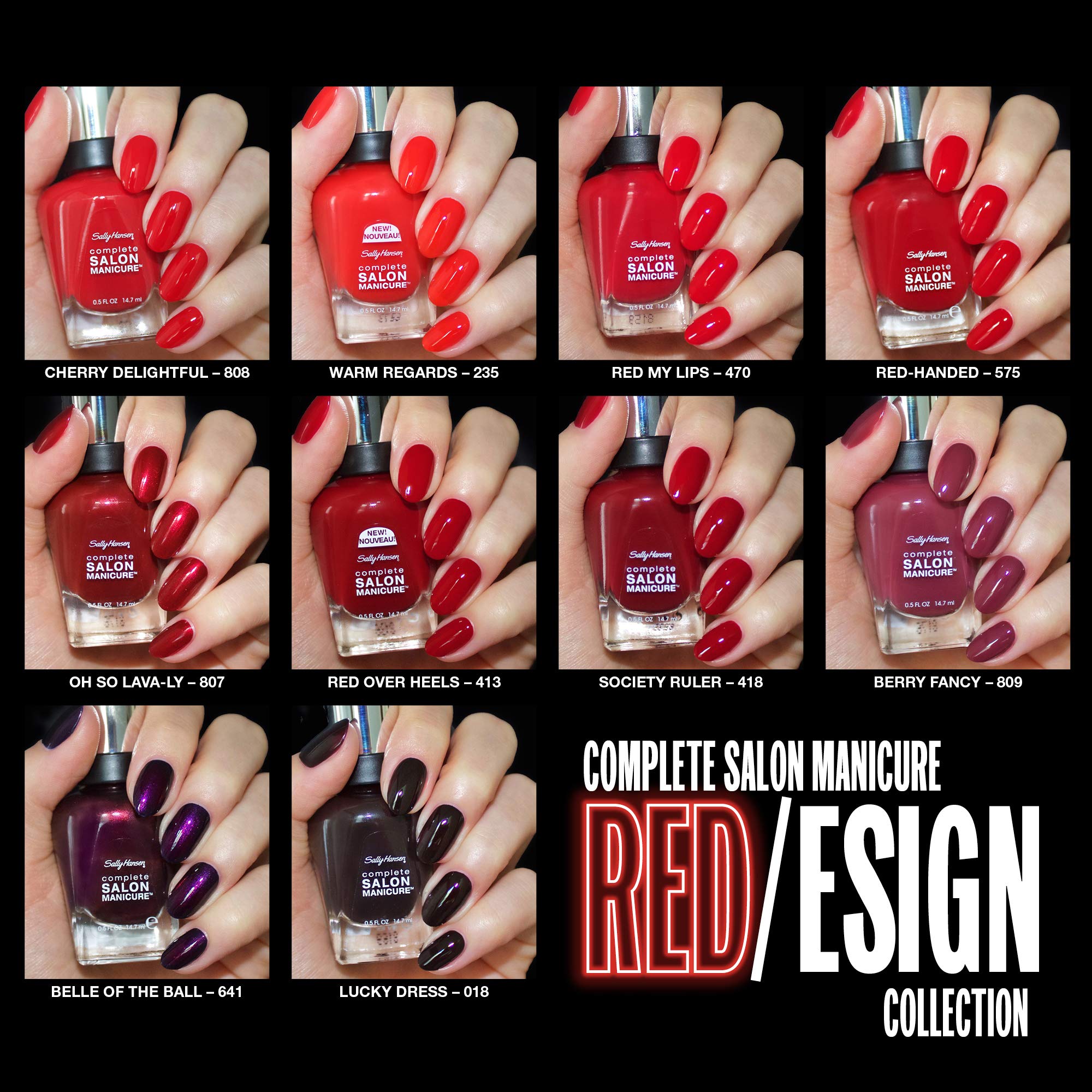 Long-Lasting Red: Sally Hansen Nail Polish for a Chic Look