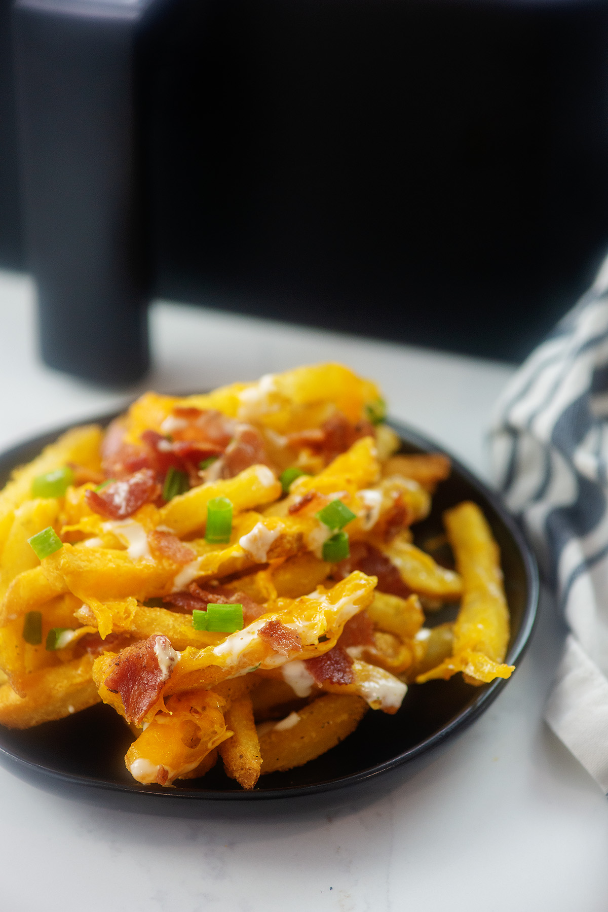 Air Fryer Loaded Fries: Crispy, Cheesy, and Easy!